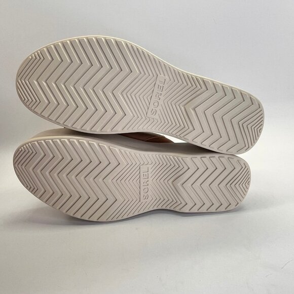 Sorel Dayspring Slide Sandal Size 8.5 Tan Leather Platform Comfort Casual Shoe - Picture 12 of 15